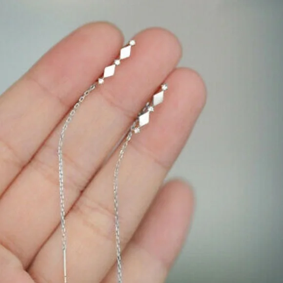 New Tassel Sterling silver Earrings - Picture 2 of 5